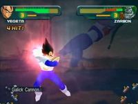 une photo d'Ã©cran de Dragon Ball Z - Budokai sur Nintendo Gamecube